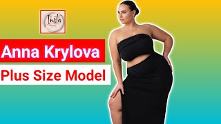 Anna Krylova 🇺🇸 Russian Glamorous Plus Size Curvy Model  Fashion Model  Influencer  Biography [upl. by Syah312]