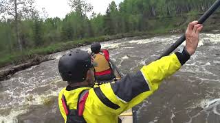 Paddling the Lobstic River in Flood [upl. by Anelah]