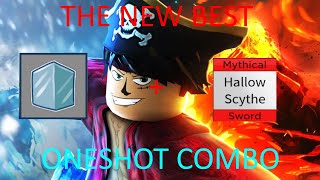 The New Best Ice  hallow scythe Combo  Bounty Hunting  Blox Fruits [upl. by Mitman446]