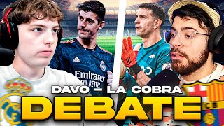 DEBATE CON LA COBRA COURTOIS o EL DIBU EL MADRID TIENE UN MAL EQUIPO GUARDIOLA TRACIONO AL BARCA [upl. by Eidderf65]