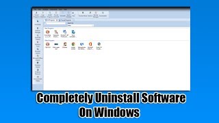 Completely Uninstall Software On Windows [upl. by Aneram]