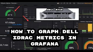 How to get Dell iDRAC6 Temp power voltage graphs in Grafana [upl. by Yared624]