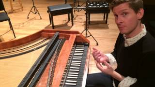 Kristian Bezuidenhout explains the fortepiano in Toronto [upl. by Bela]