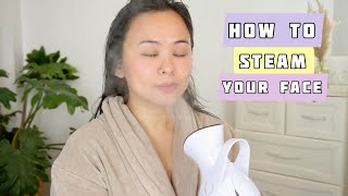 Should you steam your face Agaro FS2117 Facial Steamer [upl. by Ymassej]