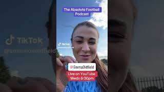 WSL Football Podcast sees Emma Oldfield join us this Wednesday LIVE woso wsl womensfootball [upl. by Llejk]