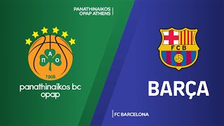 Panathinaikos OPAP Athens  FC Barcelona Highlights  Turkish Airlines EuroLeague RS Round 27 [upl. by Korns996]