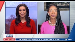 Charrise Lane On Newsmax 12082021 [upl. by Ilhsa]