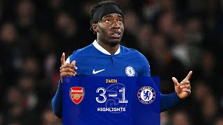 Arsenal 31 Chelsea  Highlights  Premier League 2223 [upl. by Yraht]