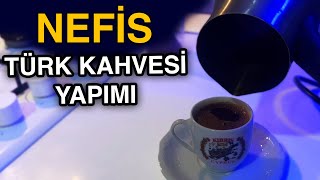 Türk Kahvesi Nasıl Yapılır ENFESSS TÜRK KAHVESİ HAZIR ☕️ [upl. by Calendra]