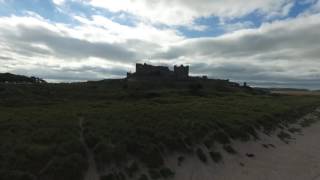 DJI 3 Advanced  Drone Footage of Bamburgh Castle and beach  DJI3 Advanced [upl. by Keeryt114]