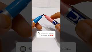 ek subscribe er requet e brush pen diye name likhlamfypシ゚viral art subscribe drawing [upl. by Elery312]