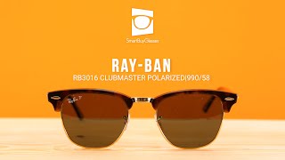 RayBan RB3016 Clubmaster Polarized 99058 Sunglasses Review [upl. by Eirac]