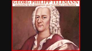 GEORG PHILIPP TELEMANN ADAGIO IN RE MAGGIORE TROMBA E ORCHESTRA [upl. by Wampler]