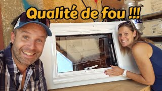 Vlog 35 On découvre la qualité de nos futures fenêtres et cest fou [upl. by Hama]