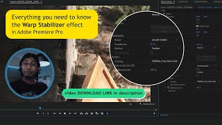 How To Stabilize With Warp Stabilizer In Adobe Premiere Pro [upl. by Uranie169]