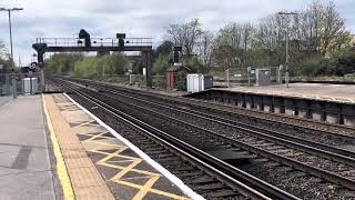 Southwestern Railway Fast amp Slow Trains through Surbiton Station [upl. by Anoblav]