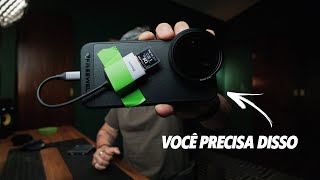 Aplicativo e Acessórios para TRANSFORMAR seu IPHONE 15 em uma CÂMERA CINEMATOGRÁFICA [upl. by Amalberga]