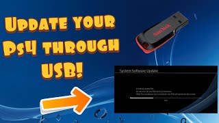 How to Update Your PS4 System Software Using A USB Simple Method [upl. by Rahab]