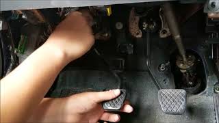 clutch pedal adjustment [upl. by Wrench]