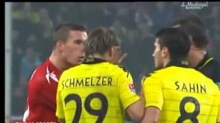 Podolski VS Nuri Sahin [upl. by Aryam]