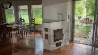 Peninsula Style Maine Masonry Heater Build [upl. by Haet]