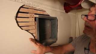 Restoring Original Plaster  how to repair lath and broken plaster [upl. by Ahtibbat]