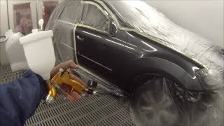 ML350 Mercedes Benz Spray Painting [upl. by Ernaline]