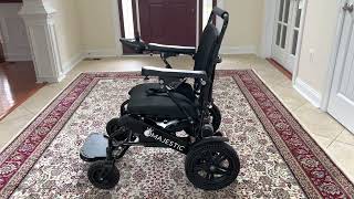 MAJESTIC IQ8000  REMOTE CONTROLLED ELECTRIC WHEELCHAIR [upl. by Lockwood219]