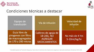 Medicina transfusional en la clinica [upl. by Mackoff]