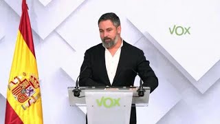 Abascal adverteix al PP amb no donarli suport als pressupostos autonòmics [upl. by Bound]