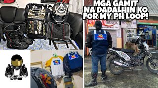 MY PHILIPPINE LOOP PREPARATION 2022  HONDA XRM 125 FI  THINGS YOU NEED IN PH LOOP [upl. by Nyltiac]