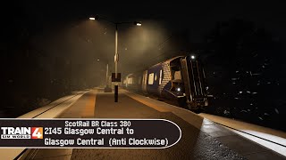 Train Sim World 4  ScotRail BR Class 380  2I45 Glasgow Central to Glasgow Central Anti Clockwise [upl. by Eiznik499]