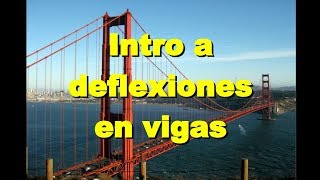 Mec2 Deflexiones en vigas intro [upl. by Marianna518]