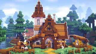 Minecraft  How to Build a Medieval House [upl. by Lefty120]