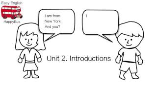 Spoken english lessons  2 Introductions Where are you from simple english dialog [upl. by Stetson157]