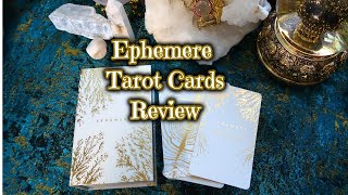 Ephemere Tarot Cards Review 🤍 By True Black 💛  Detailed Explanation Of The Reimagined Major Arcana [upl. by Atcliffe918]