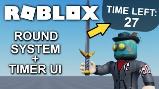 Roblox Tutorial  Round system  Timer UI [upl. by Maon372]