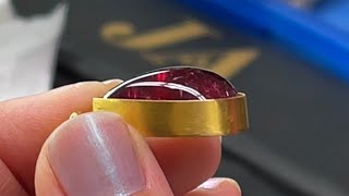 How to Bezel Set a Pear Shaped Cabochon Gemstone  No Gaps or Buckling at the Point 1 [upl. by Holton]