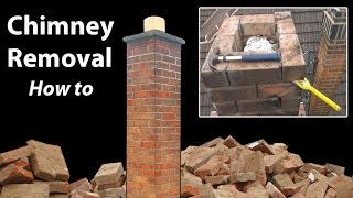 Removing a Chimney Below Roof Level  How to [upl. by Gilleod]