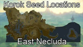 Breath of the Wild Korok Seed Guide  East Necluda  Faron Region [upl. by Dosia]