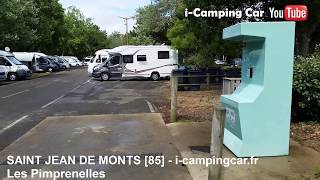 SAINT JEAN DE MONTS 85  Aire Camping Cars Les Pimprenelles [upl. by Smiley45]