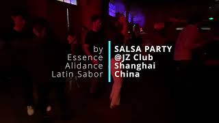 Bachata Paul Joshua amp Lilit  JZ Club in Shanghai China Social Salsa Party Dance [upl. by Arette697]