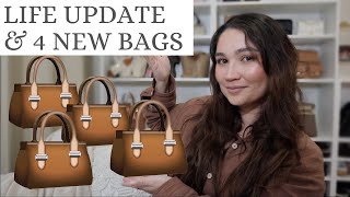 LIFE UPDATE amp REVEALING 4 NEW HANDBAGS Dior amp Senreve [upl. by Neerhtak]