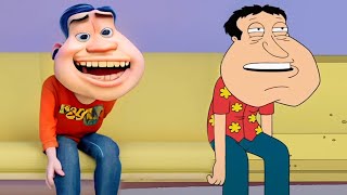 Quagmire turns into toilet  Pixar style animation [upl. by Bridwell]