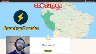 The brand new quotcountry streaksquot game on Geoguessr [upl. by Enilarac]