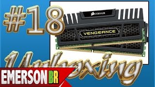 Unboxing  Memória RAM Corsair Vengeance 8GB 1600Mhz 15v Dual Channel DDR3 Memory kit  018 [upl. by Rance]