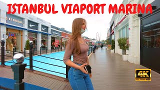 🇹🇷 ISTANBUL VIAPORT MARINA SHOPPING MALL WALKING TOUR l NOVEMBER 2021 4K60FPS [upl. by Notsuj]