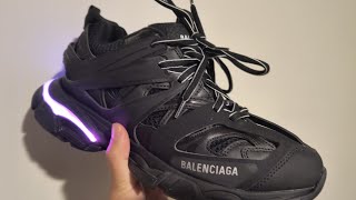 BALENCIAGA TRACK LED REVIEWTRY ON [upl. by Ha]