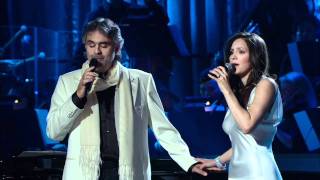 Andrea Bocelli and Katharine Mcphee  The prayer Live 2008 HD [upl. by Nochur]