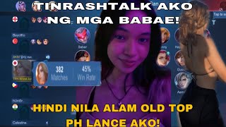 LANCELOT 45 WINRATE PRANK FULL VIDEO  TINRASHTALK AKO NG DALAWANG BABAE  MEOS VELANCE [upl. by Oriane]